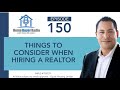 HBR 150 - Considerations When Hiring a Realtor