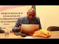 Le Professeur John EKINA BONGONGO en atelier.