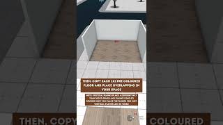 Bloxburg Floor Combo Tutorial #bloxburg #bloxburgbuilder #bloxburgtips