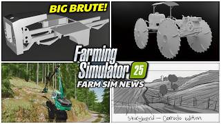 Farm Sim News - Big Brute, Micro Tractor, + Peanuts & Coffee! | Farming Simulator 25