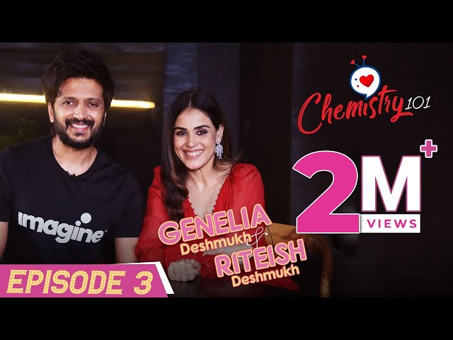 Riteish Deshmukh & Genelia D'Souza on love story, proposal & parenting  Riaan, Rahyl | Chemistry 101 - YouTube