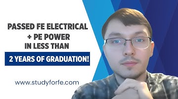 How Sterling passed PE Power Exam in 1st attempt?