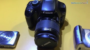 How to recover lost photo and video files from Canon DSLR Camera