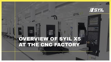 Mini CNC Machine SYIL X5 Overview At The SYIL Factory