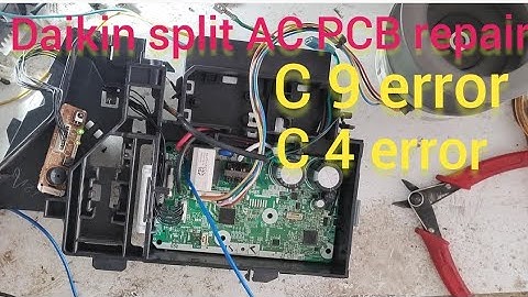 split AC PCB repair | C 9 error | C 4 error | Daikin split AC PCB repair | PCB repair | ar pcb