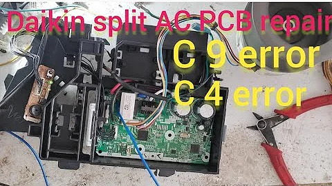 split AC PCB repair | C 9 error | C 4 error | Daikin split AC PCB repair | PCB repair | ar pcb