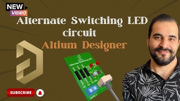 Alternate Switching LED circuit using Altium Designer