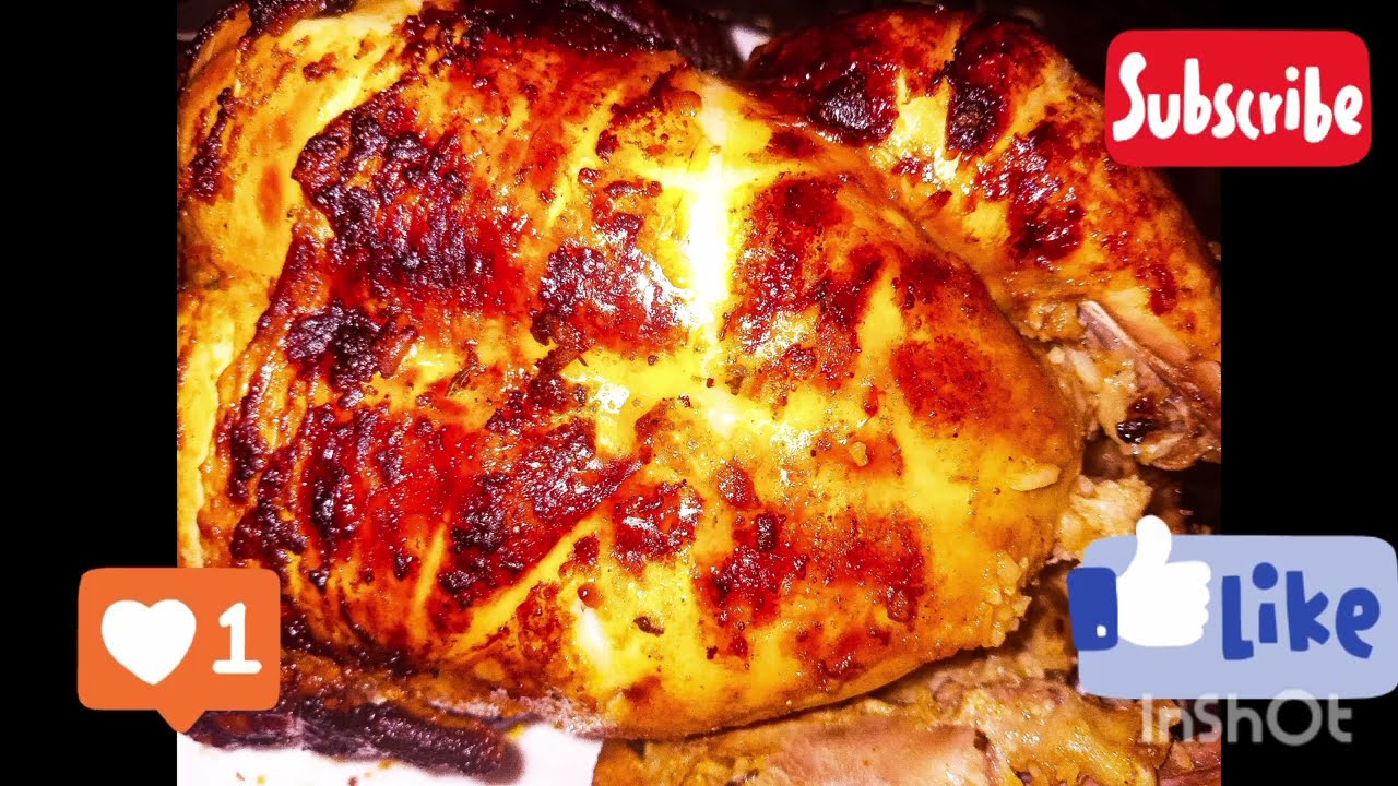 حقيقة دجاج المطاعم 🤫جاج محمر امحشي ارز أحسن من المطاعم 🥰بتتبيلة رائعة😍