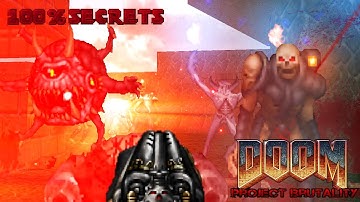 PROJECT BRUTALITY 3.0 - Plutonia Experiment, 18 ANGERY Archviles [100% SECRETS]