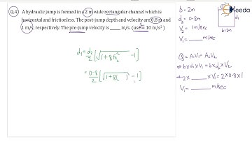 Numerical - 4 Critical Depth | Flow in Open Channels | Fluid Mechanics - GATE
