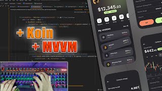 Asmr Programming - Android Cryptocurrency App Coding JetpackCompose/Kotlin