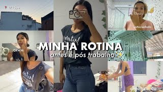 UM DIA NA MINHA NOVA ROTINA 📚👩🏻‍🏫 |  trabalho,organização , arrumação , autocuidado ….