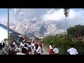 Gunung Sinabung Meletus, Siswa SD Panik