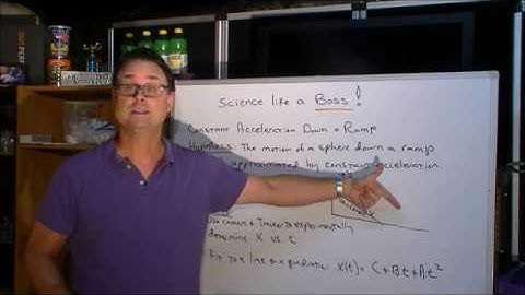 Constant Acceleration Down a Ramp (Physical Science Lab)