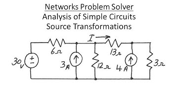 Networks Problem Solver: Simple Circuits - Source Conversion