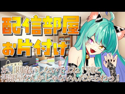 【#雑談 】 配信部屋をお掃除するよ！【#交流 #vtuber #ウィスティリアリーフ #ライブストリーフ 】