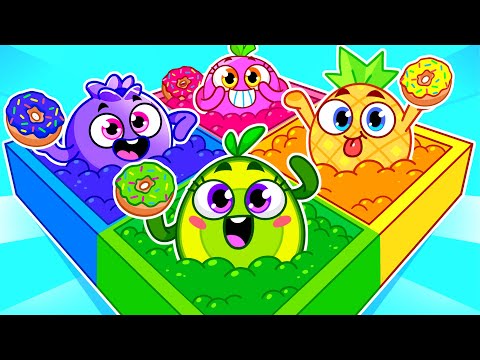 Wash Your Hands 🍩 Kids Learn Colors 🌈 Good Eating Habits! | Songs | Cartoon Pit &amp; Penny Tales
