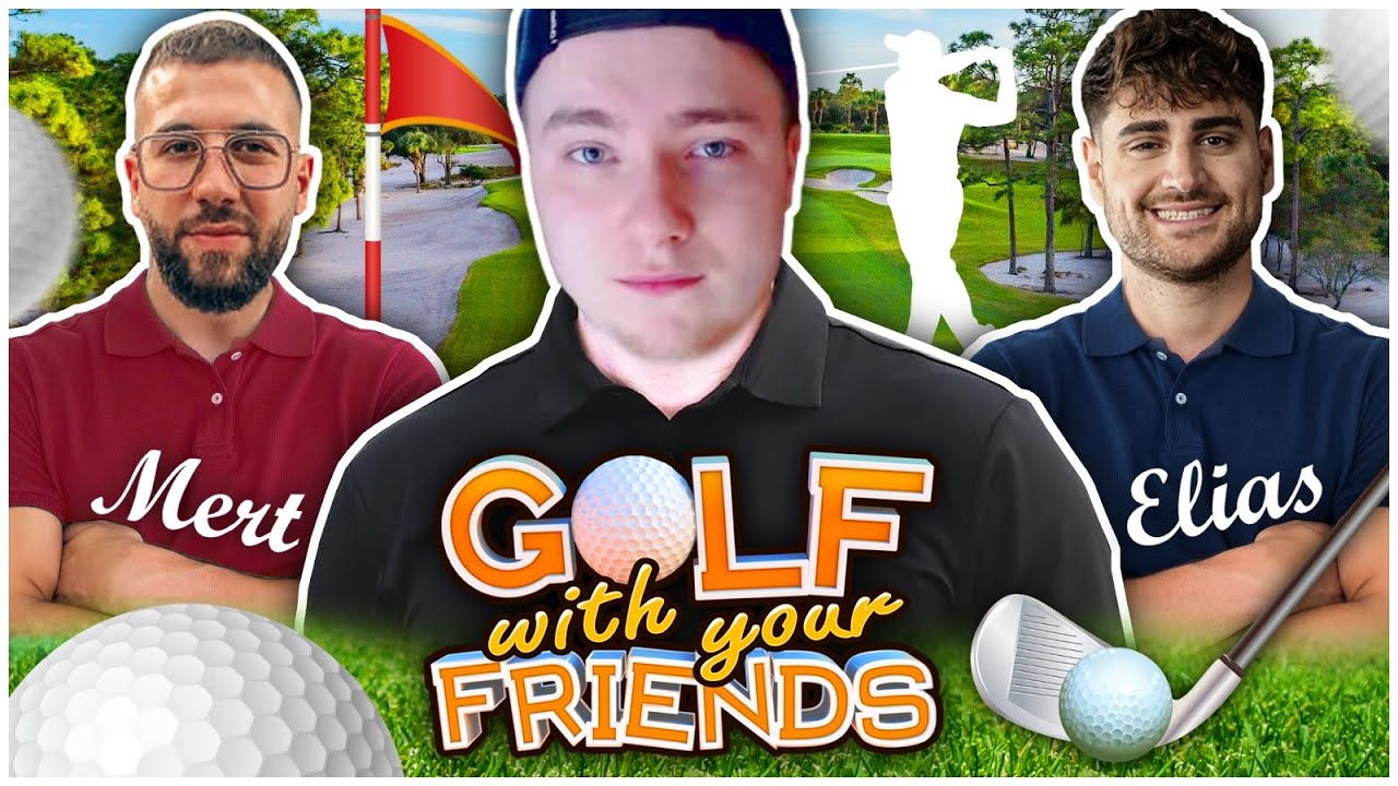 ⛳ GOLF SPIELEN mit ELIAS, HONEYPUU, EDIZ & MERT! 🤣🏌🏻 | SolutionPlayz