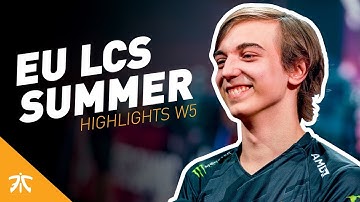 Fnatic Highlights | EU LCS Summer - Week 5