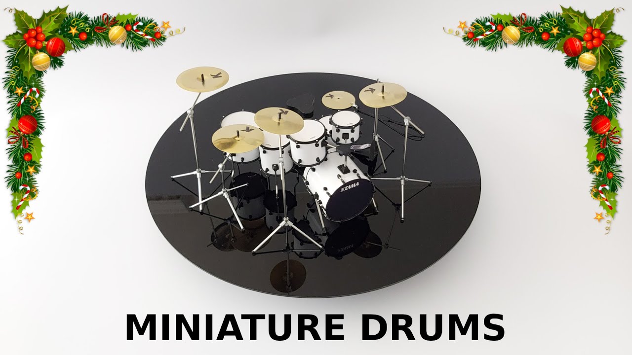 ️Perfect christmas gift for drummers-Miniature drums🥁🎁🎄🎅 ️ - YouTube