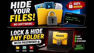 How to Hide a Folder in Windows with Password | Code With Bugs screenshot 5