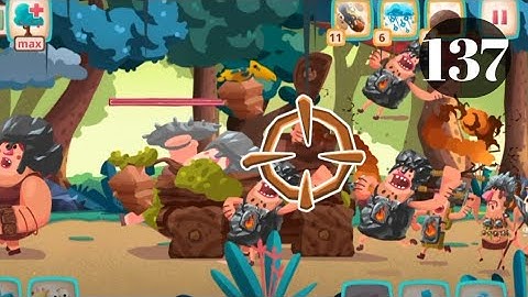 Dino Bash level 137 Android walk-through Gameplay...!