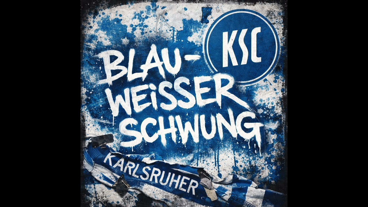 Blau-weißer Schwung