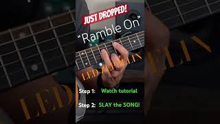 #ledzeppelin #ledzeppelincover #guitar #guitarist #guitarsolo #guitartutorial #rambleon #howto