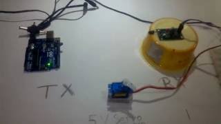 Wireless servo sweep