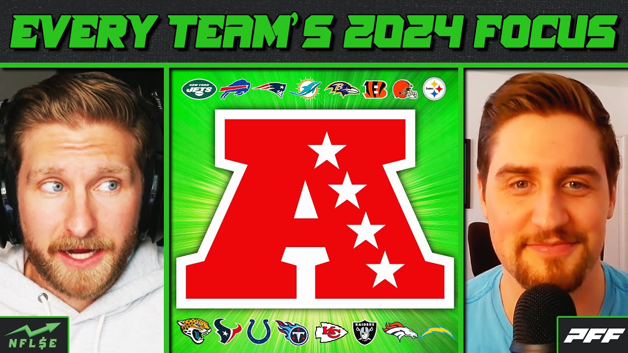 Every AFC Team’s 2024 Focus: Free Agency or The Draft - YouTube