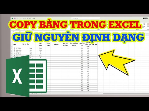 Cách Copy bảng trong Excel giữ nguyên định dạng siêu nhanh mới 2023 Cách Copy bảng trong Excel giữ nguyên định dạng siêu nhanh mới 2023