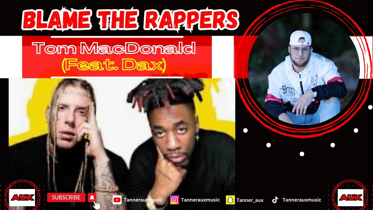 Independent Artist Reacts | Tom MacDonald “Blame The Rappers” - YouTube