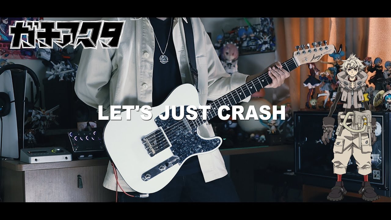 Mori Calliope - LET'S JUST CRASH / GACHIAKUTA OP2 Guitar cvoer