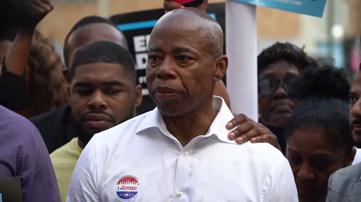 Eric Adams gets emotional after voting in ‘historical’ NYC primary
