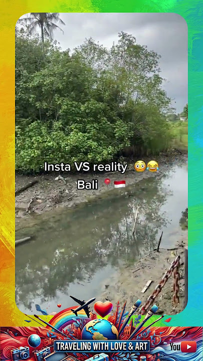 Don’t Be Fooled by Insta 😅🌝 (Bali Reality Check!) #fyp #shorts #viral #traveltok #bali #indonesia