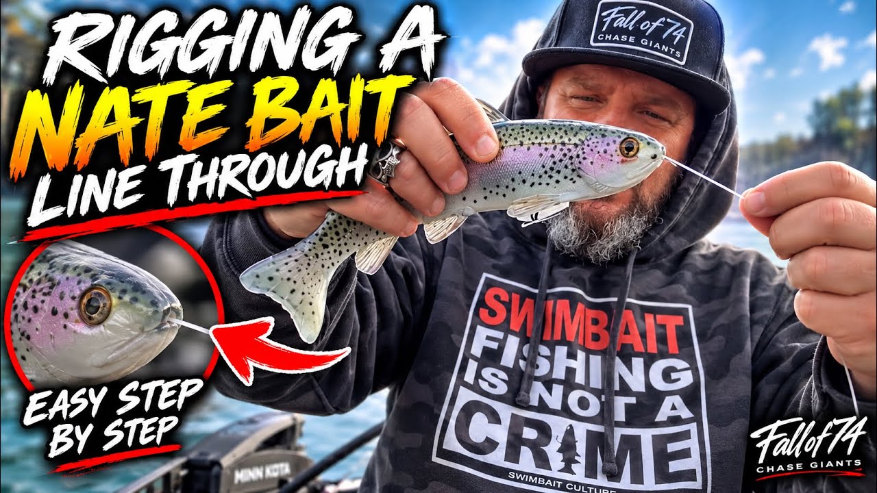 How to Rig a Nate Bait Line Through | Step-by-Step