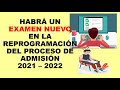 Soy Docente: NUEVA VALORACIÓN EN LA REPROGRAMACIÓN DEL PROCESO DE ADMISIÓN 2021 – 2022