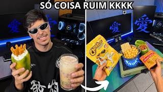 REFIZ AS PIORES RECEITAS DO TIKTOK E COMI TUDO KKKKKKK mt ruim