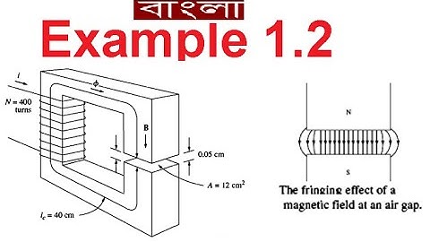 Example 1.2 || The Magnetic Circuit || (Chapman)