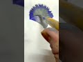 Blue grey 🩶 one stroke relaxing art painting 🎨🖌️#shortvideo #youtubeshorts #shortsviral #viralvideo