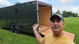 Don't Overload Your Enclosed Trailer! I Learned Something New!