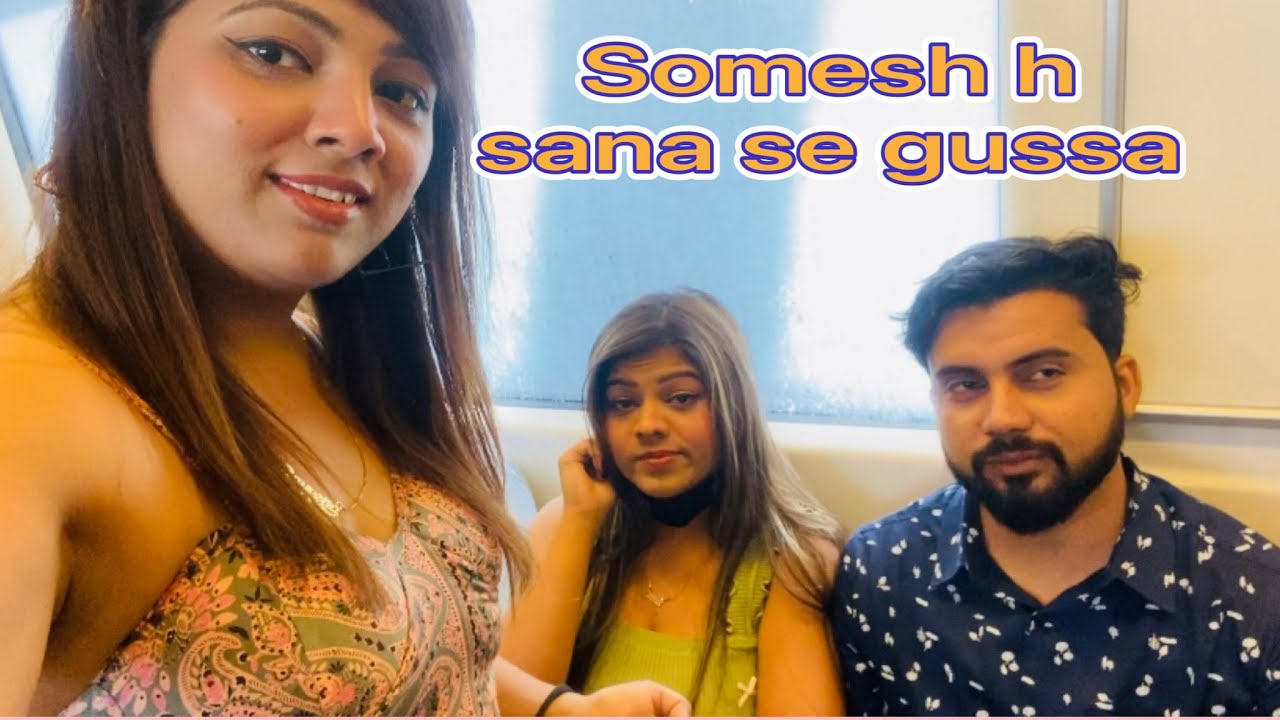 Metro Mai ki khub sari masti sana hui pagal😁 @SomeshBrijwasi @crazysanakhan crazy Raveena vlogs
