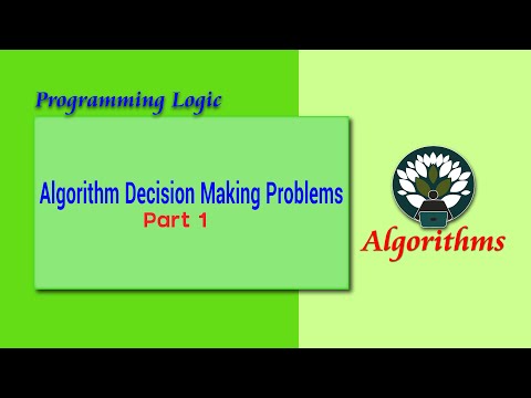 SELF EVALUATION - Algorithm Decision Making Problems Part 1