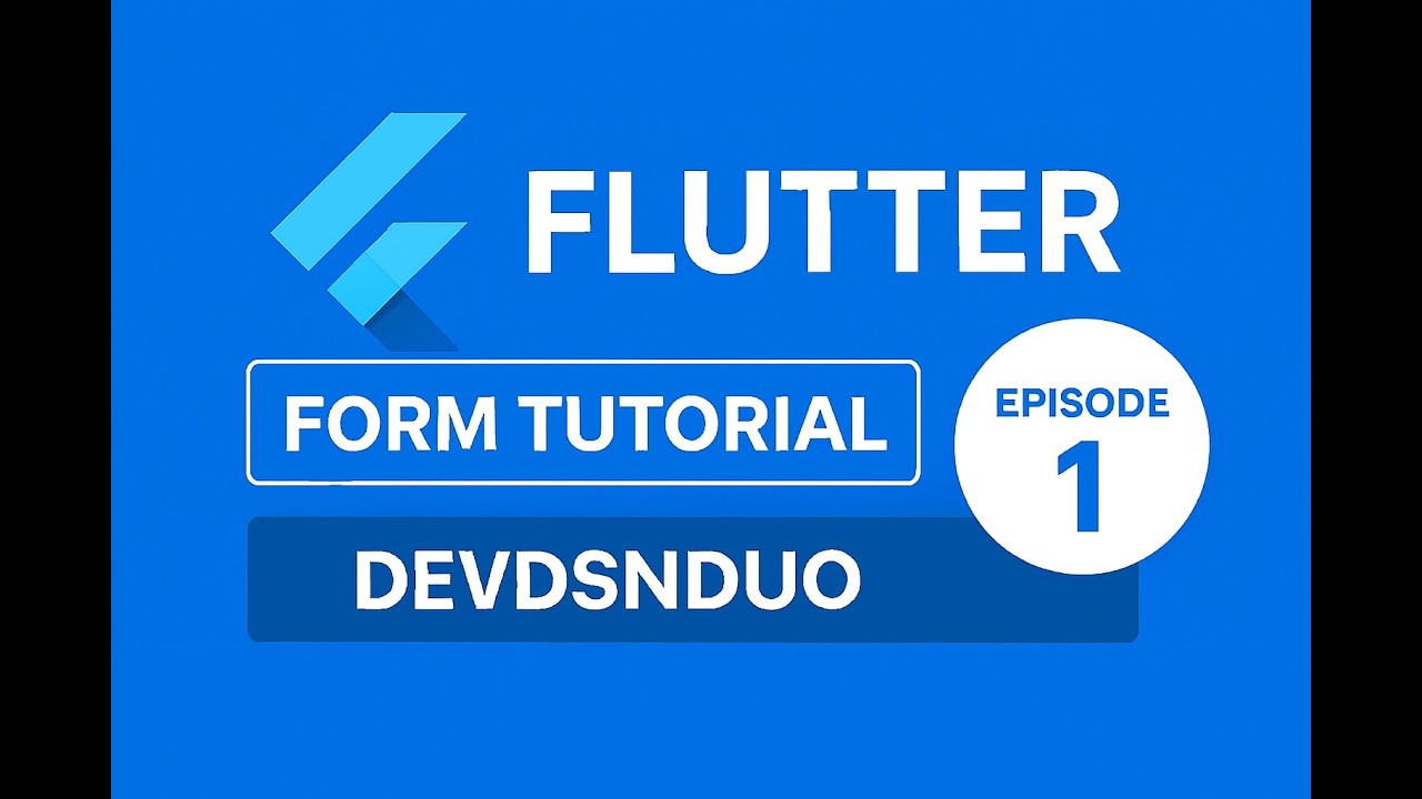 Form tutorial episode 1 Textfield widget - YouTube