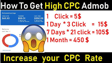 How To Get High CPC Ads in Admob 2019 | How to Increase CPC Rate | Group Earning Trick Aia File