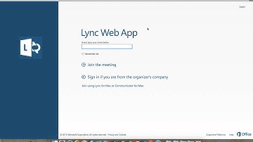 Accessing the Lync Meeting Using the Safari Browser - MAC