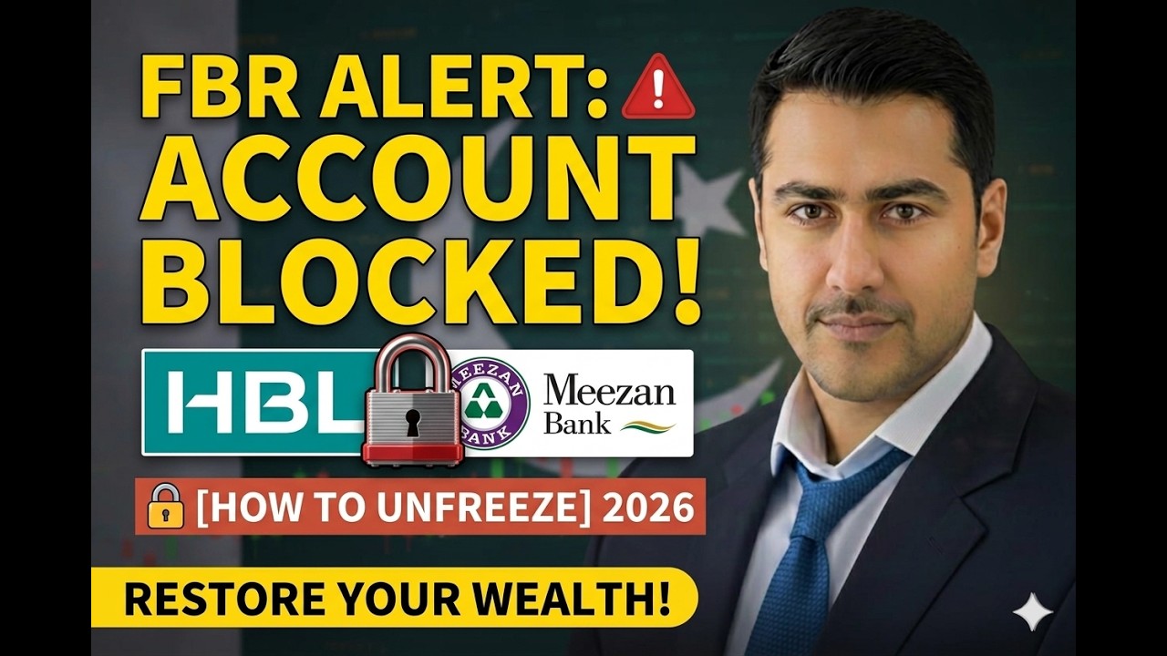 🛑 FBR Bank Account Frozen? DO THIS IMMEDIATELY! (New Rules 2026) YouTube