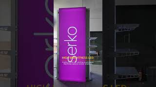 Portale Custom SEG  Light Box  Backlit  Rack Displays for  Clothing Pop up Trade Show