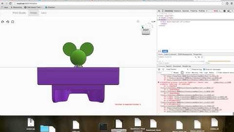 WebGL, ThreeJS, and 3D printing software demo