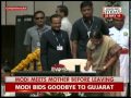 Modi's shoes: Anandiben Patel takes